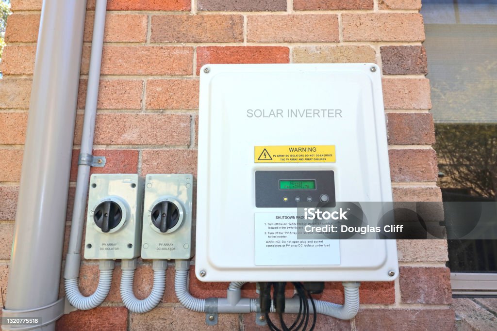 Solar Panel Reverse Side Solar Reverse Stock Photo - Download Image Now - Power Inverter, Solar ...