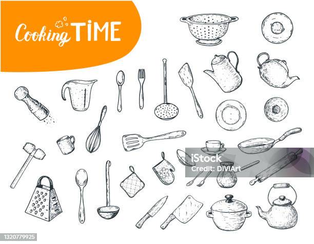 https://media.istockphoto.com/id/1320779925/vector/kitchen-utensils-hand-drawn-vector-illustration-different-kitchen-utensils-set-engraved.jpg?s=612x612&w=is&k=20&c=AnBkTg9kGCNP8Y-jPXu_cUFlN43F7x5y4nUSzoh1WI8=