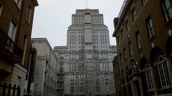 London, Uk - Circa June 2019: Senate House at University of London, Ministry of Information during WW2 and inspiration for George Orwell Ministry of Truth in 1984