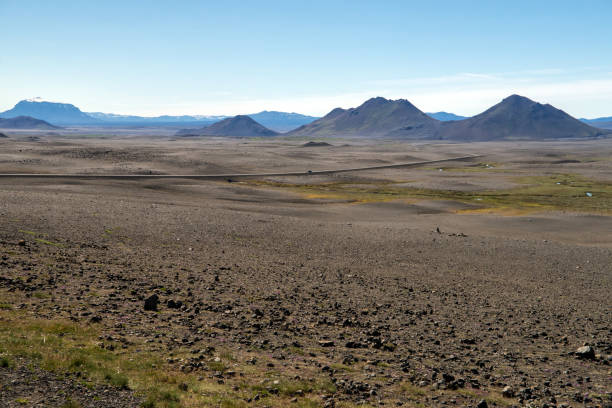 istock dark lava desert - great vastness in Iceland highlands 1320783863