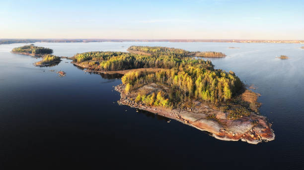 istock Autumn in Baltic sea, aero view 1320790642