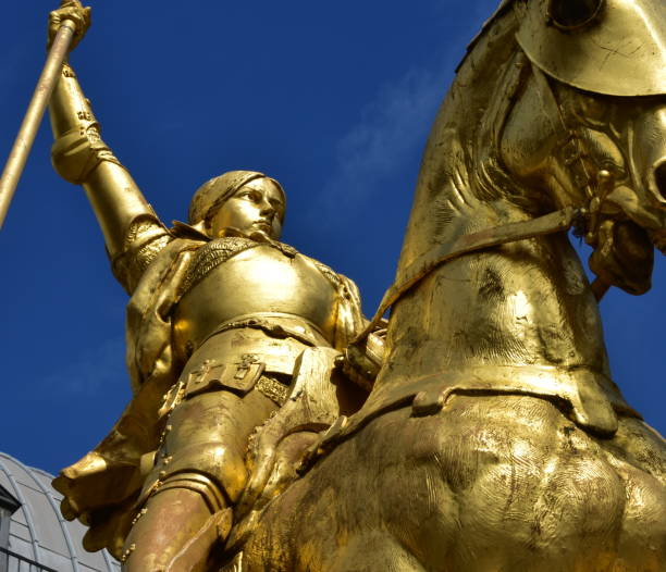 istock Jeanne d’Arc (Joan of Arc) gilded bronze statue. Paris, France. 1320791649