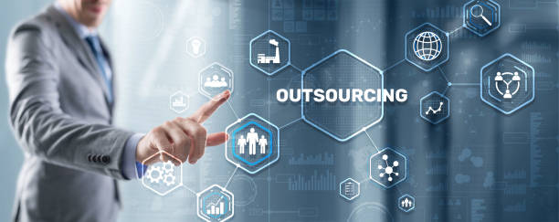 istock Outsourcing Business Human Resources Internet Finance Technology Concept 1320797815
