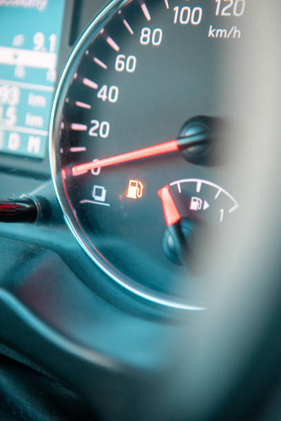 istock car dashboard close up low fuel warning 1320798844