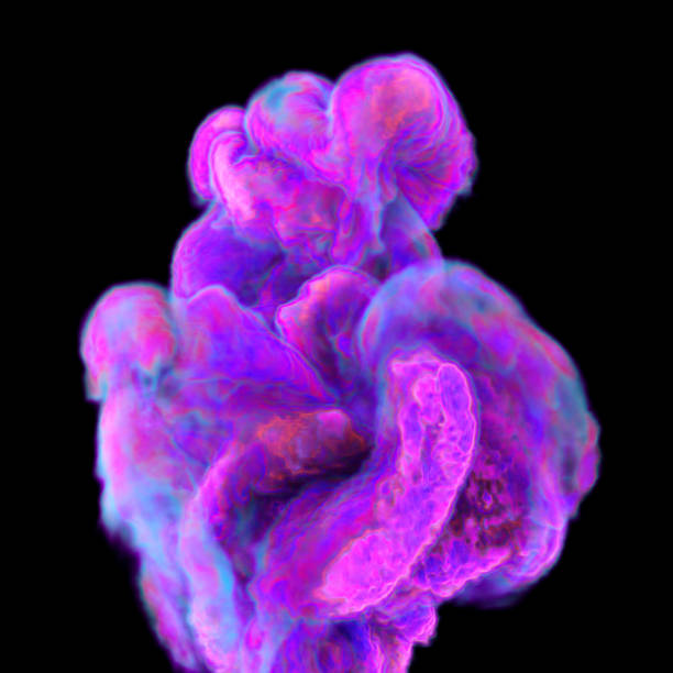 istock cloud of blue-purple smoke 1320801807