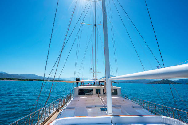 istock Gocek with its crystal clear sea in Turkey 1320809476