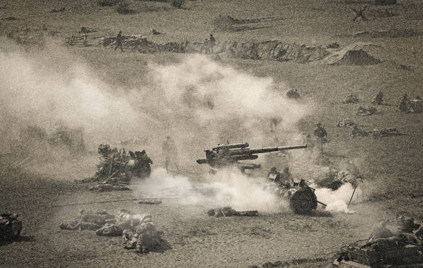 istock WW2 Normandy invasion against German military 1320810376