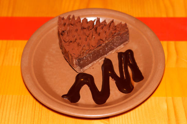 istock Chocolate cake, delicious sweet dessert 1320811623