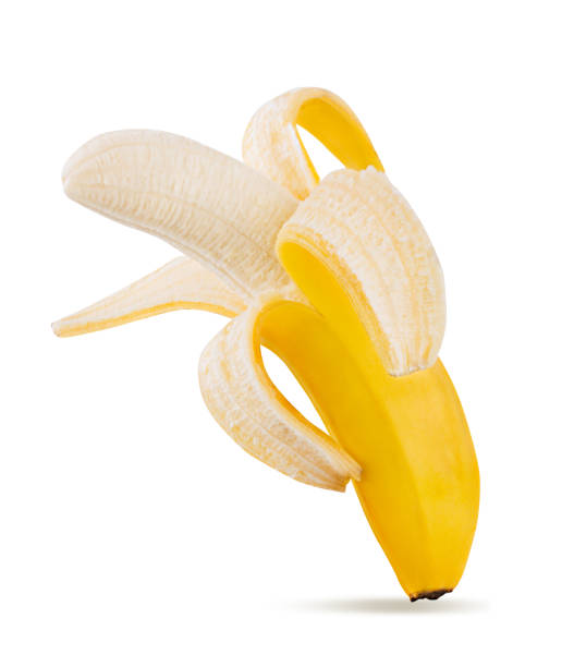 istock Banana isolated on white background with clipping path 1320818775