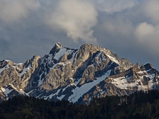 istock Mount Pilatus in the evening sunlight 1320822154