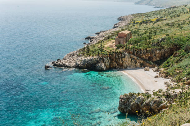 istock Aerial view of Mediterranean beach 1320822223
