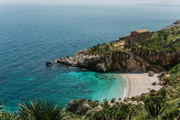 istock Aerial view of Mediterranean beach 1320823400