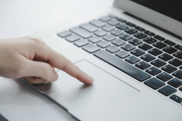 istock business people hand working on laptop computer on desk at home office, work from home, searching web, social network, online, business strategy, finance, investment and digital technology concept 1320826016