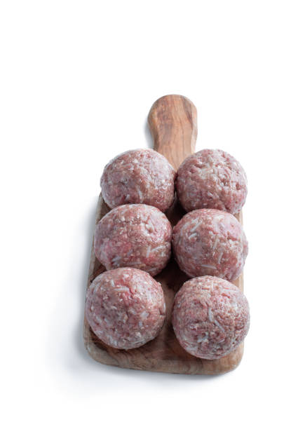 Preparing Italian Meatballs