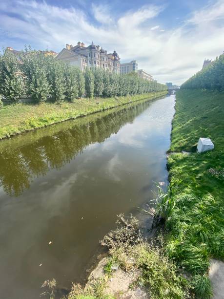 istock Small water channel in Kazan, Tatarstan 1320837859