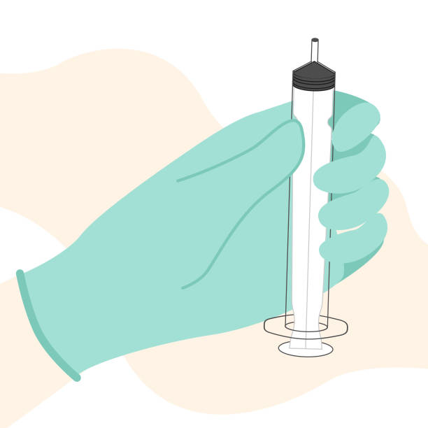 ilustrações, clipart, desenhos animados e ícones de vacinação. syringe_5 de injeção - injeção insulina luva