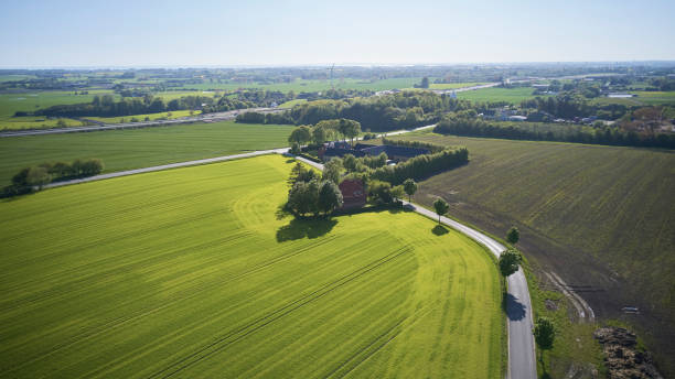 istock Green field and road 1320840171