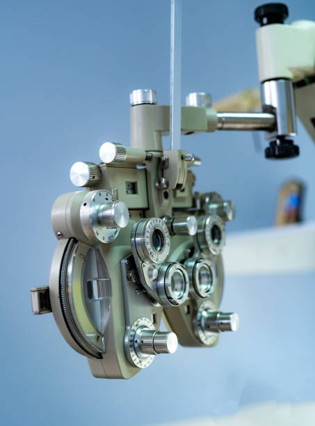 istock Hospital eye correction technology. Science human healthcare. 1320842143