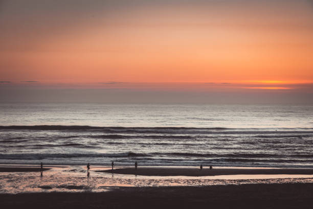 istock Seascape with colorful evening sky. 1320850174