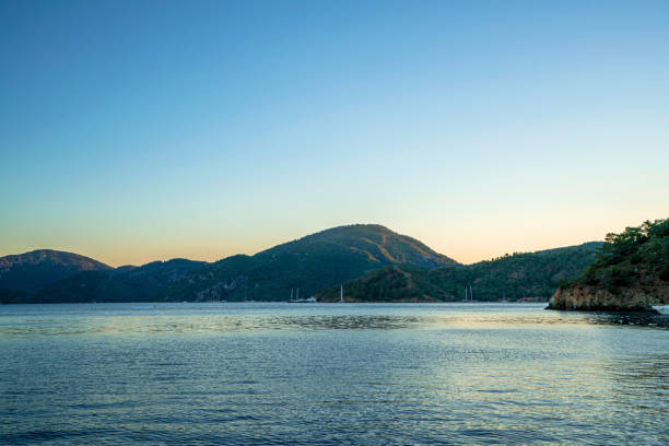 istock Gocek with its crystal clear sea in Turkey 1320852370