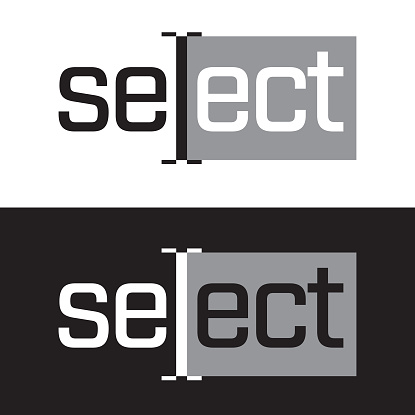 Select Logo Typography Branding Stock Illustration - Download Image Now ...