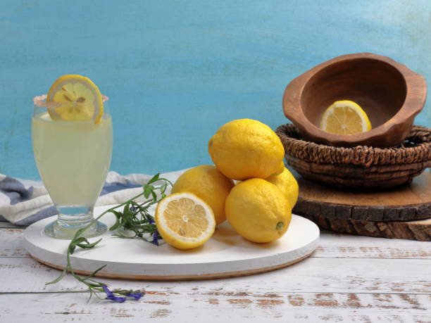 istock A glass of Lemonade with lemons 1320887997