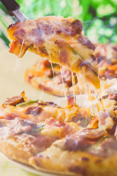 istock Italian pizza about cheese it stick. 1320890626