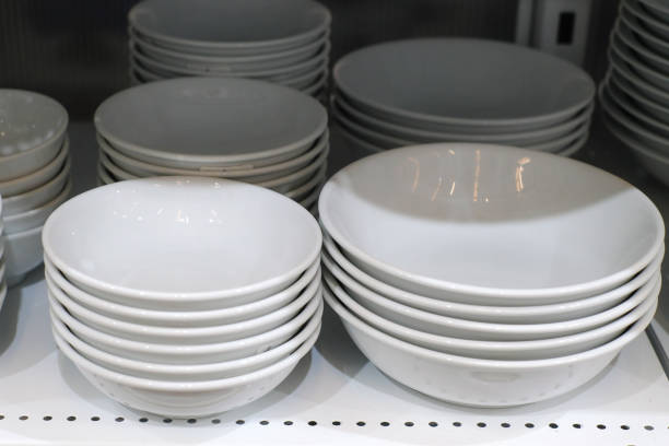 istock white ceramics plate and bowl isolated 1320892133