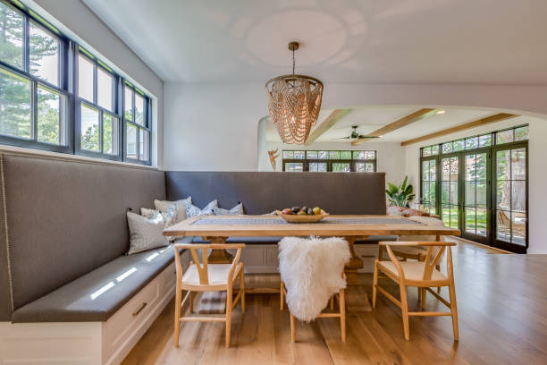 istock Gorgeous and functional diner style eating area 1320898408