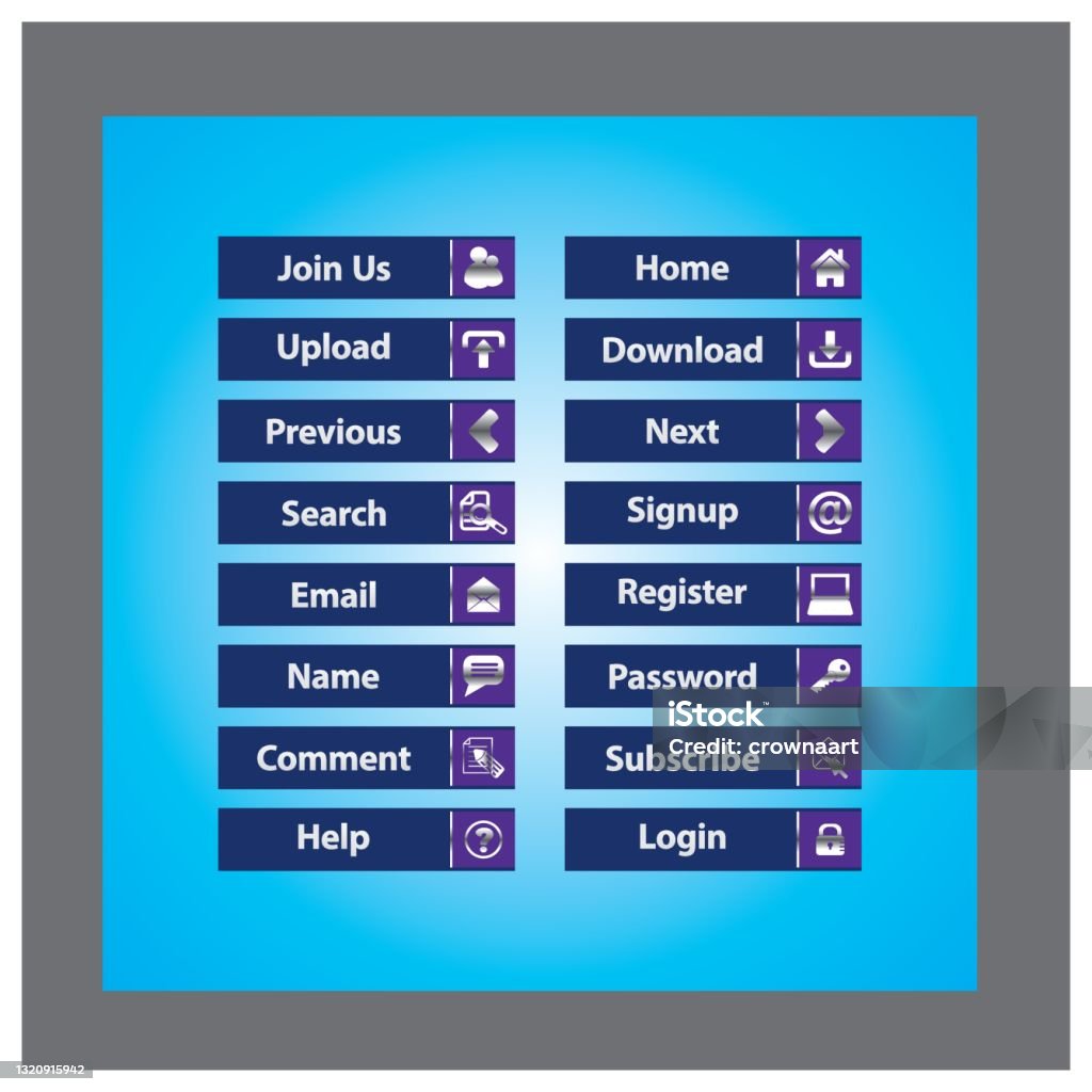 Internet Buttons Shiny Illustration Stock Illustration - Download Image ...