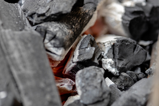 charcoal for grilled barbecue