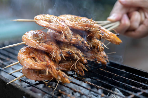 spicy grilled shrimp skewers