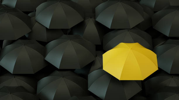 istock Umbrella, Standing out from the Crowd, Leadership 1320919658