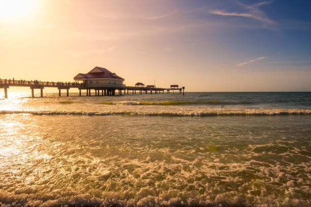 istock Pier 60 at sunset on a Clearwater Beach in Florida 1320923272