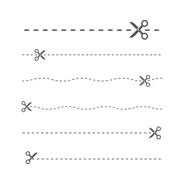 Line With Scissors 99,800+ Scissors Stock Illustrations, Royalty-Free Vector Graphics ...