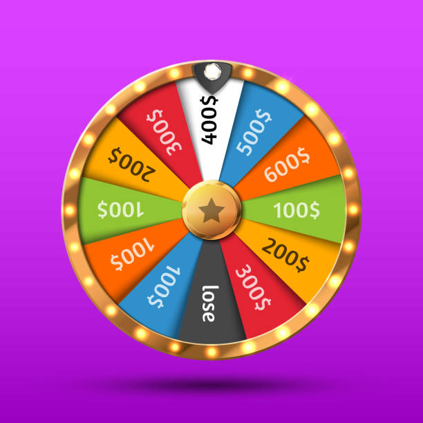 istock Colorful wheel of fortune infographic 1320930472