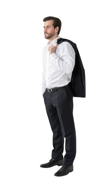 istock Confident bearded business man, isolated 1320931691