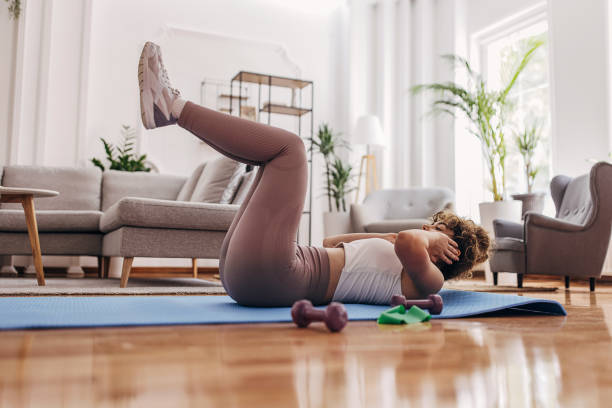 istock Female fitness vlogger 1320935641