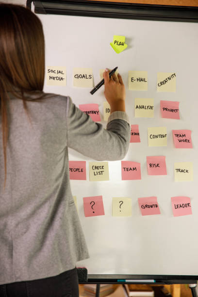 istock Businesswoman making a game plan for a project she is working on 1320937861