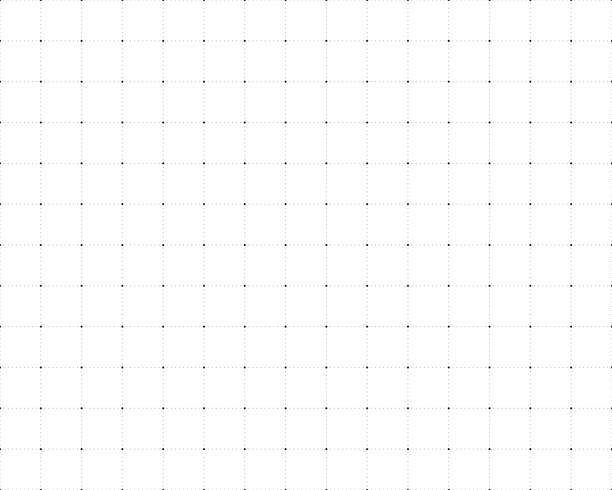 пунктирный график бесшовные - blueprint graph paper paper backgrounds stock illustrations