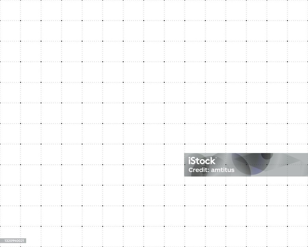 dotted graph seamless dotted graph paper seamless pattern background template Grid Pattern stock vector