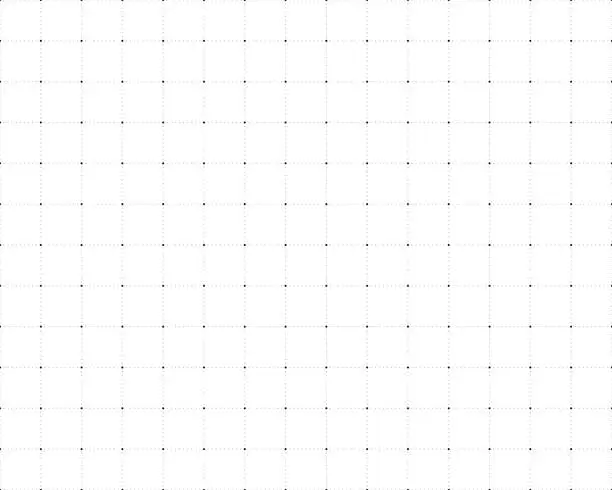 Vector illustration of dotted graph seamless