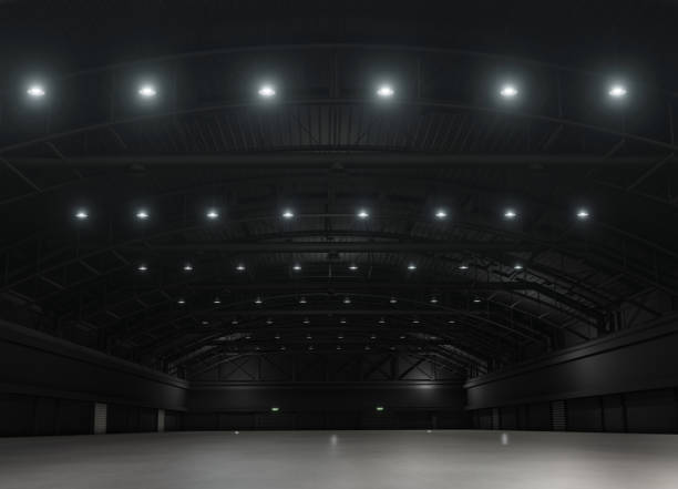 istock Empty hall exhibition center.backdrop for exhibition stands.3d render. 1320941445