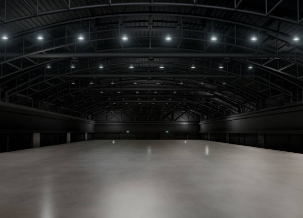 istock Empty hall exhibition center.backdrop for exhibition stands.3d render. 1320941450