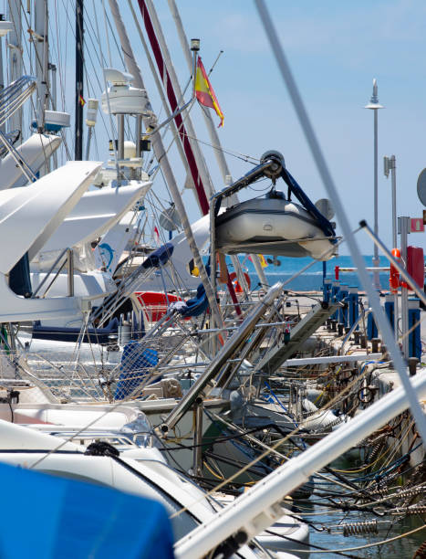 istock yachts docked on a marina in Southern Spain 1320947458