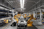 Computer generated image of a vehicle manufacturing company