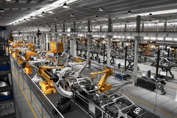 Photo of Cars on production line in factory