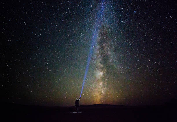 istock Stars and yurts in the Gobi Desert 1320950492