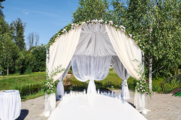 istock Wedding registration area in summer 1320958153