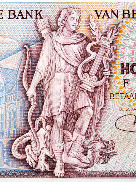 istock Allegorical figure from Belgian franc 1320958170